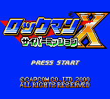 Rockman X - Cyber Mission (Japan) Title Screen
